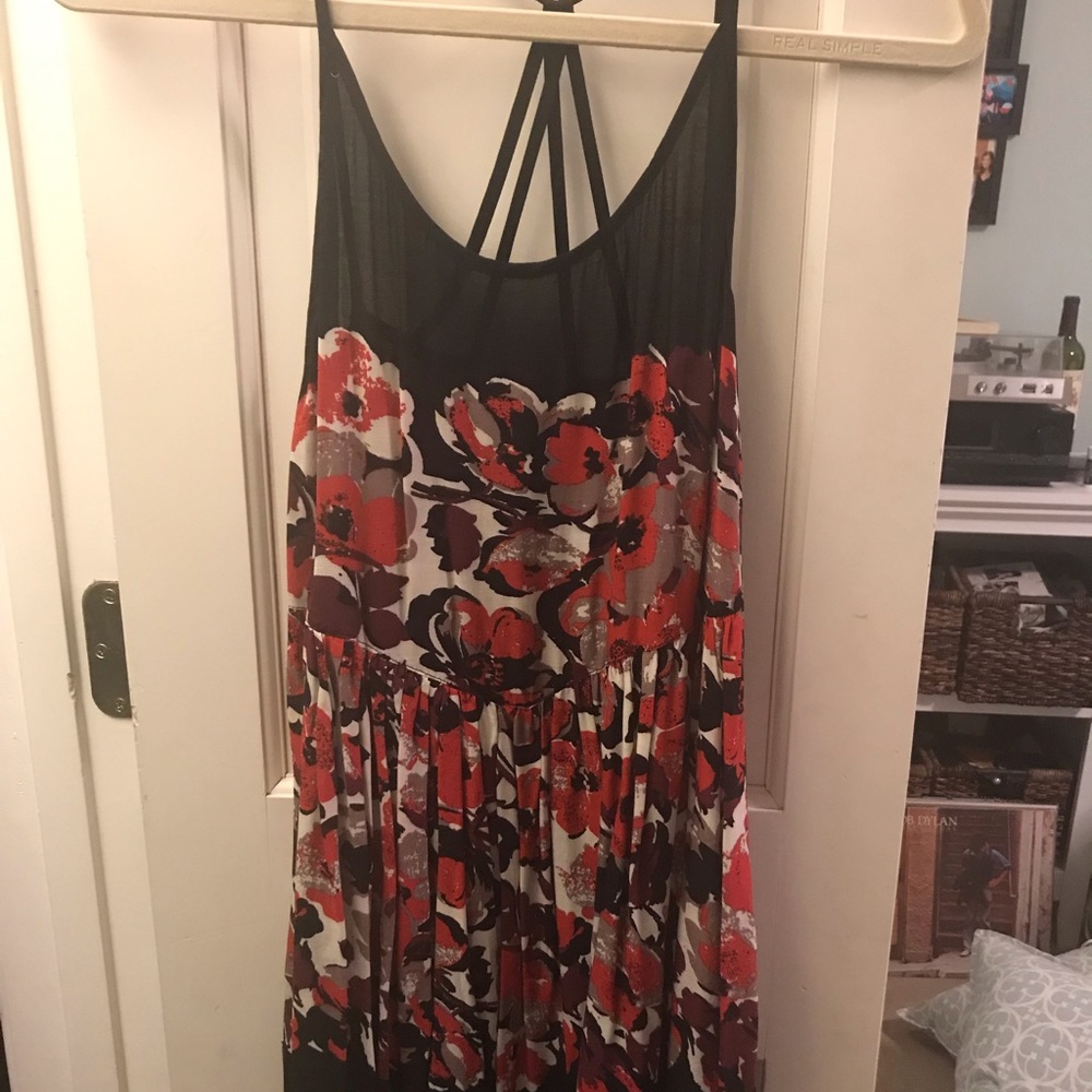 Flowery mini dress